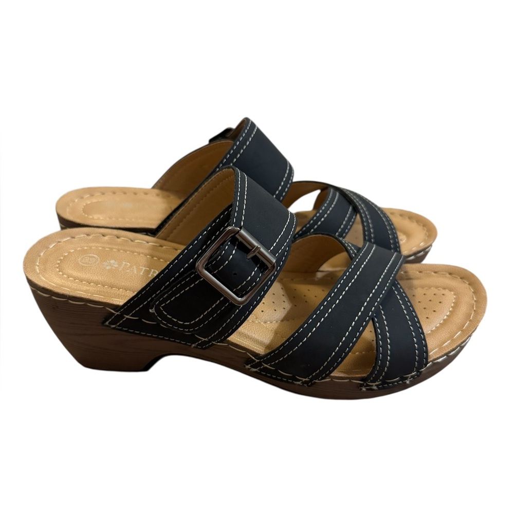 Patrizia Women's Black Sandals size 8.5 brand new